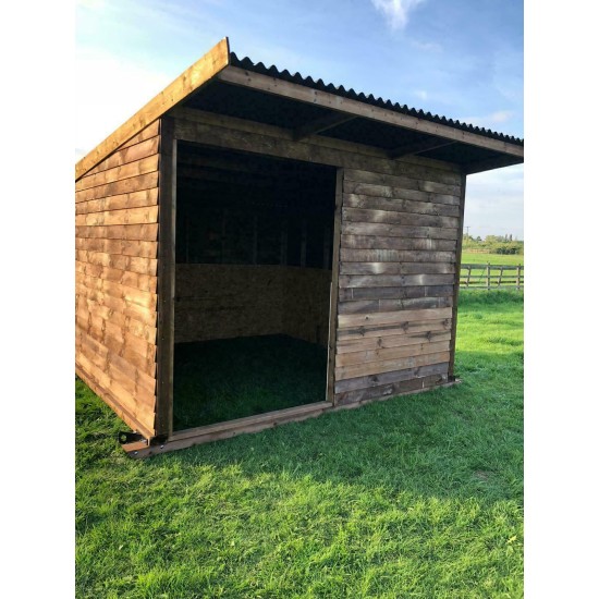 12ft x 12ft Animal Horse Field Shelter / Stable Options of Skids